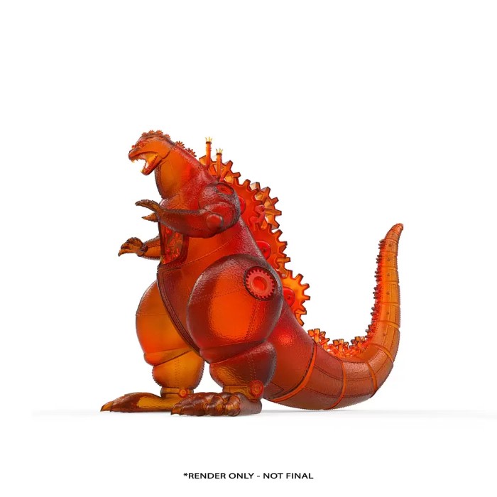 Godzilla ✕ Doktor A - Godzilla Vinyl Art Figure - Burning Edition