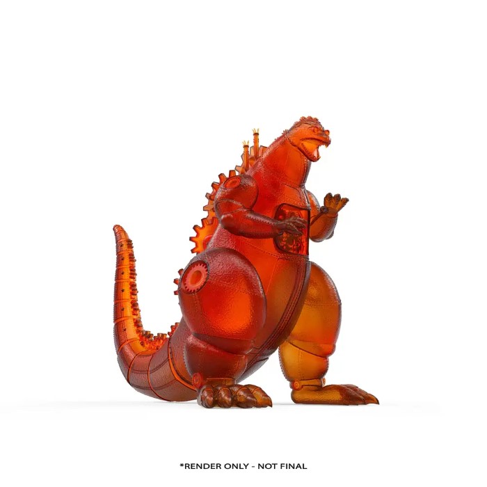 Godzilla ✕ Doktor A - Godzilla Vinyl Art Figure - Burning Edition