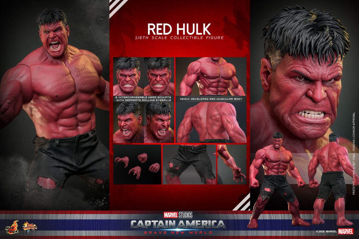 Red Hulk - Captain America: Brave New World 1/6