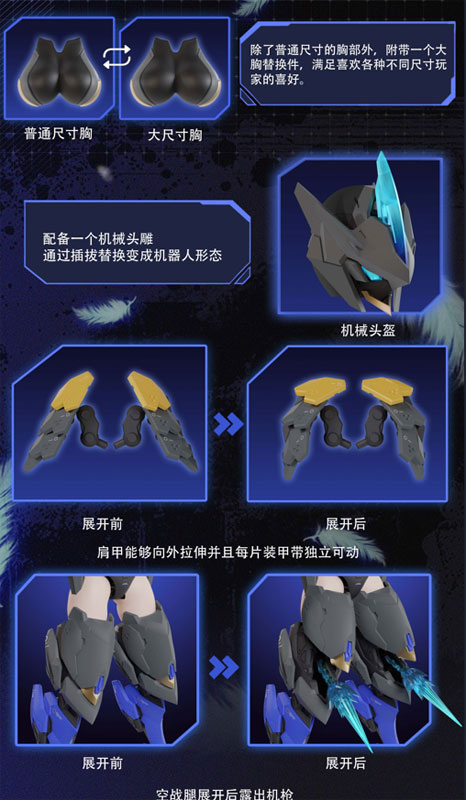 Mecha Angel BLACK SWAN-ELYSIA 1/12