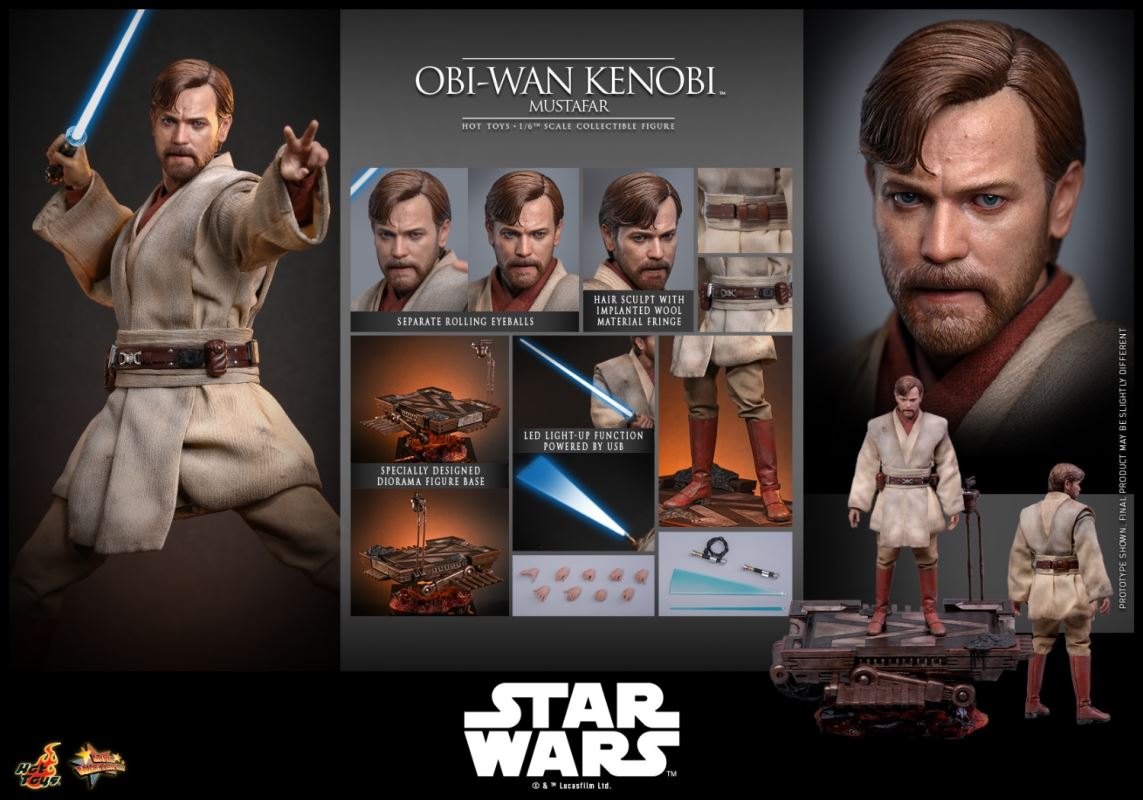 Obi-Wan Kenobi (Mustafar) - Star Wars: Episode 3: Revenge of the Sith 1/6