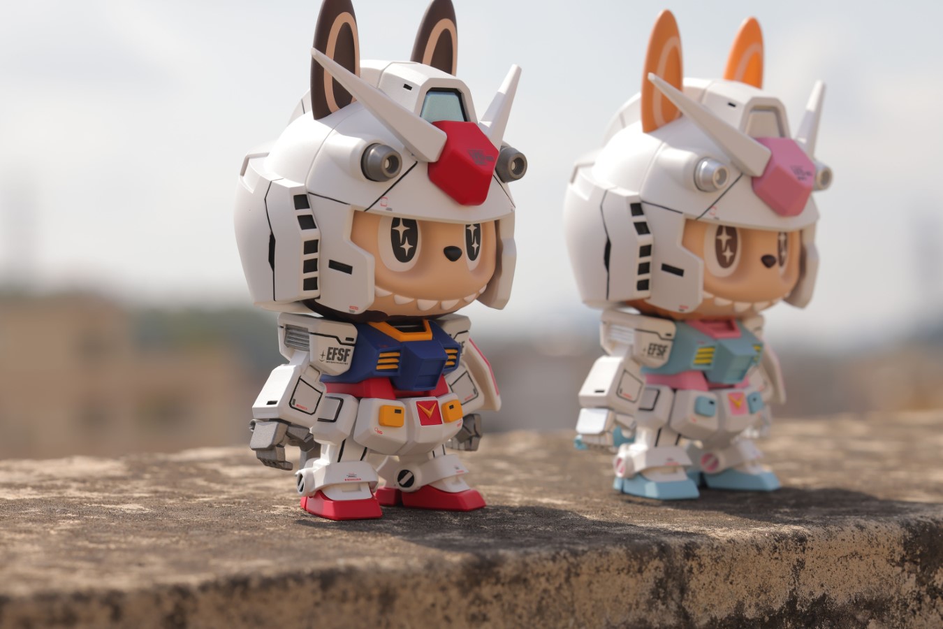 Mobile Suit Gundam + Labubu