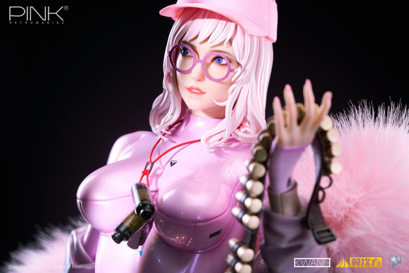 Original PINK Statue by Jin kwang Park 1/4