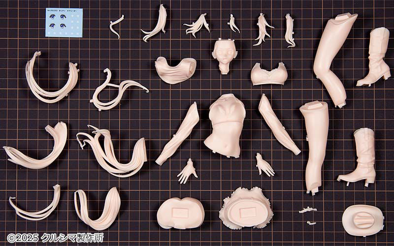 Original Yasumi-chan Series No.253 Holiday (Cheerleader) Mold Color Fresh 1/7