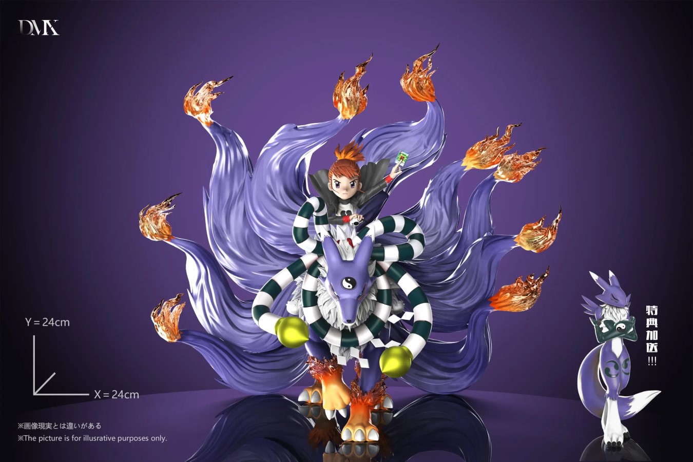 Makino Ruki & Kyubimon & Renamon - Digimon Adventure 3