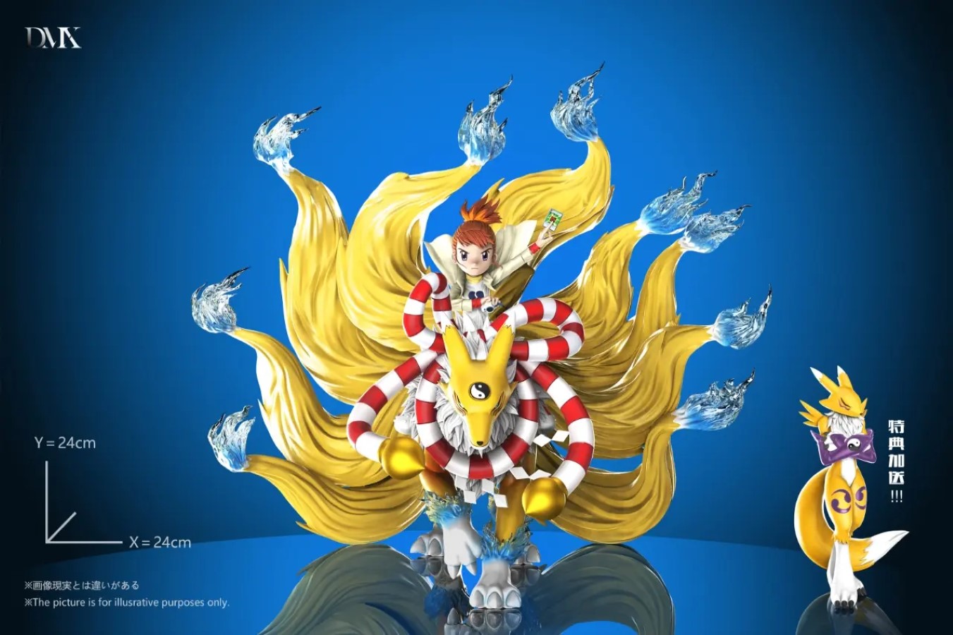 Makino Ruki & Kyubimon & Renamon - Digimon Adventure 3