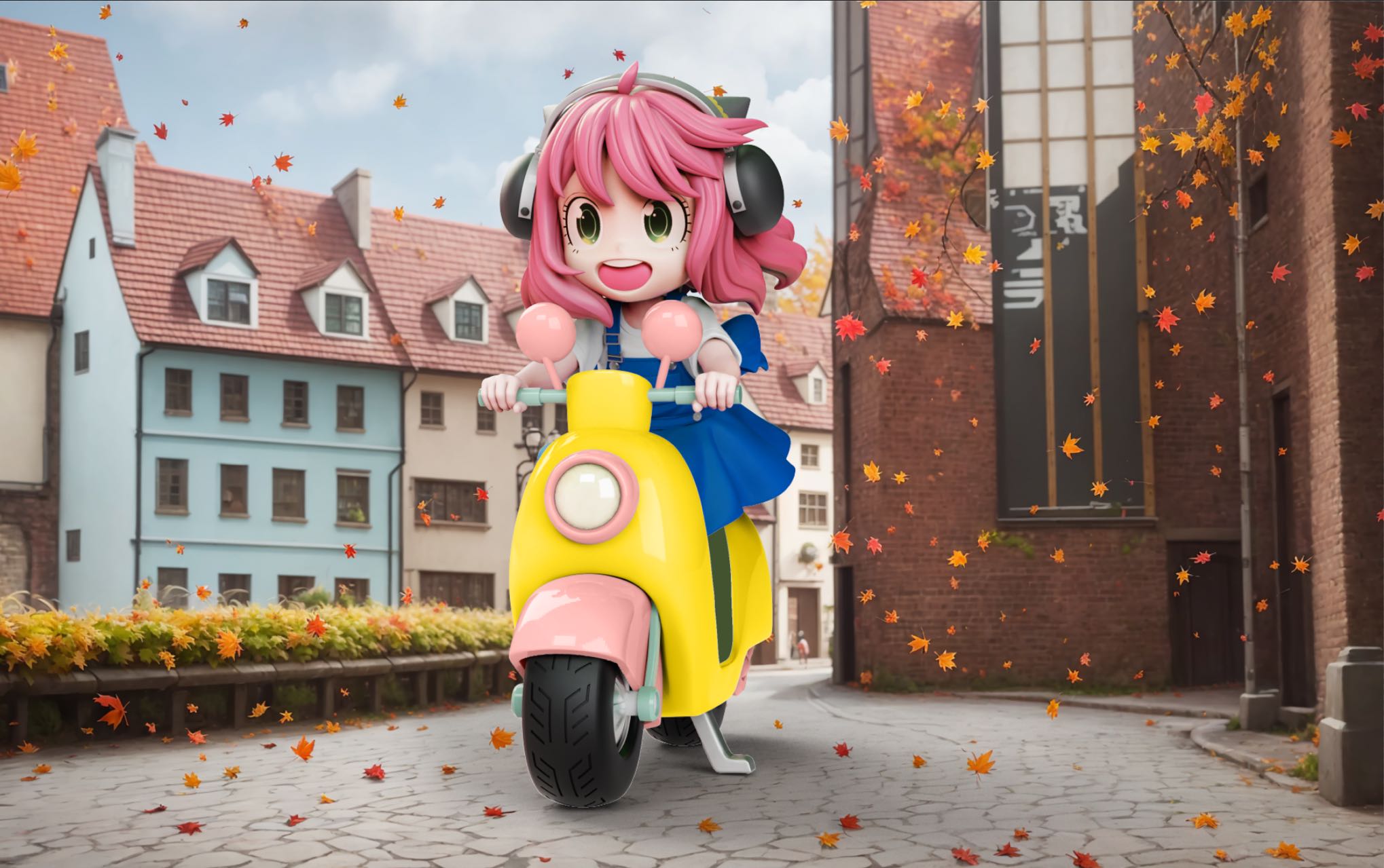 Anya on a bike - Spy x Family