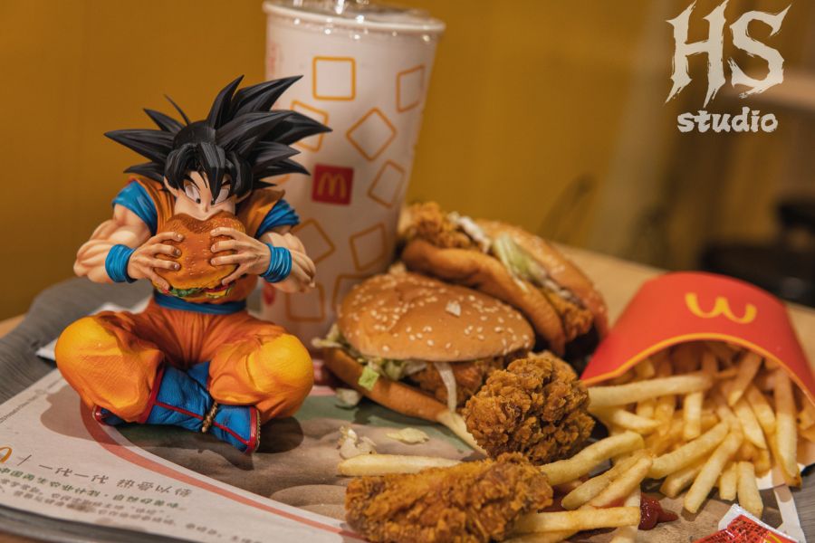 Goku eat Hamburger - Dragon Ball
