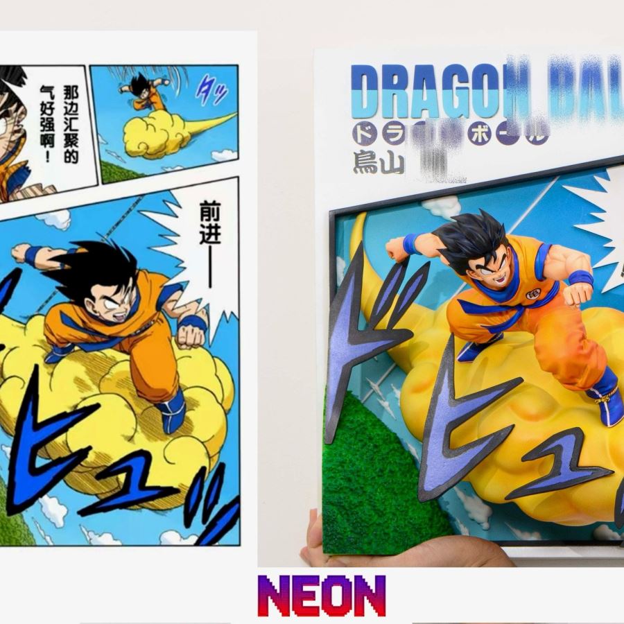 Comic Book Nimbus Goku - Dragon Ball