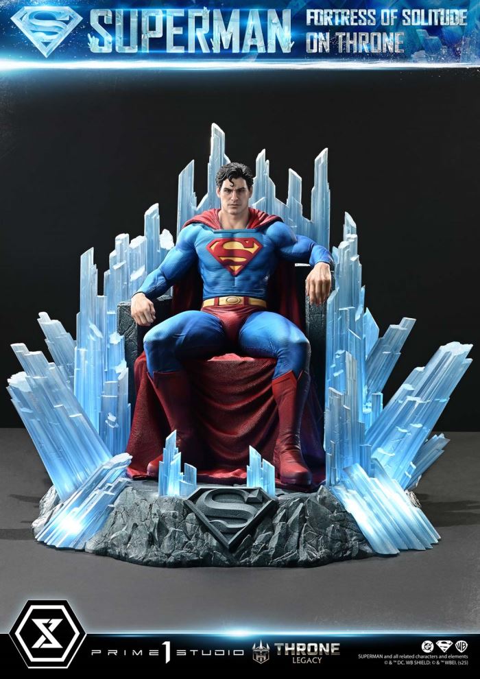 Superman Fortress of Solitude on Throne (Design by Gabriele Dell'Otto)