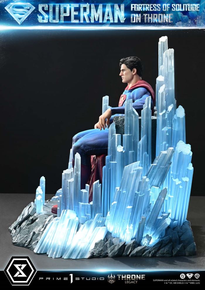 Superman Fortress of Solitude on Throne (Design by Gabriele Dell'Otto)