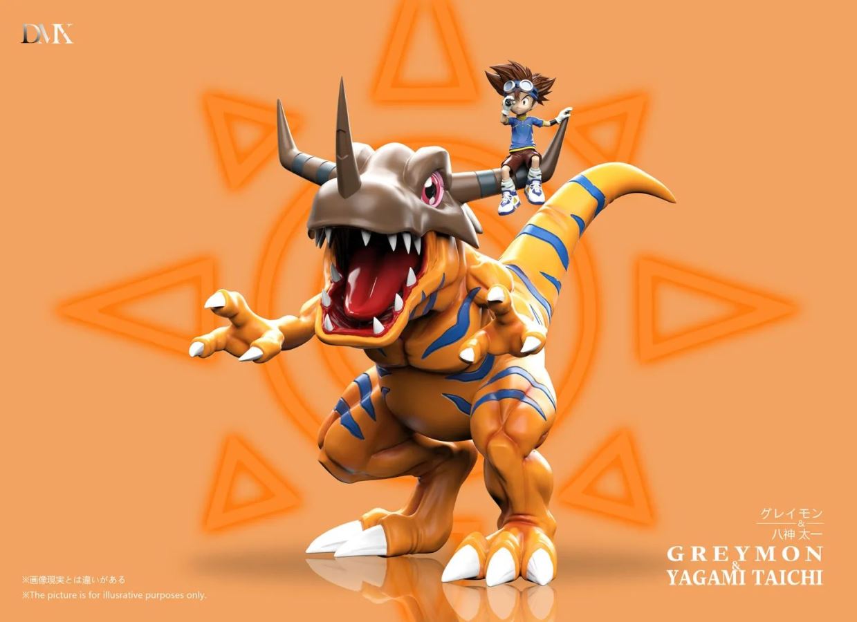 Greymon & Yagami Taichi - Digimon