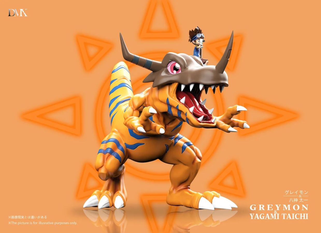 Greymon & Yagami Taichi - Digimon