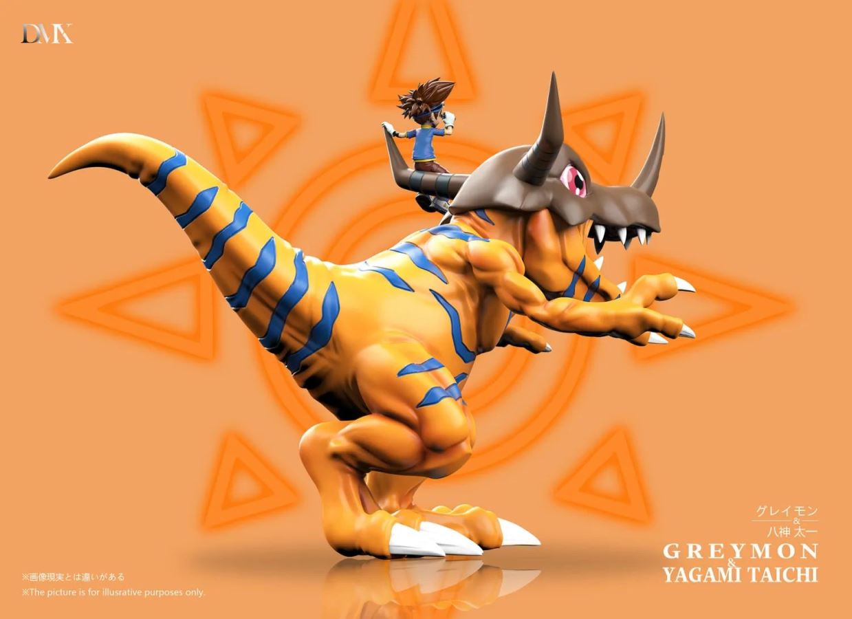 Greymon & Yagami Taichi - Digimon