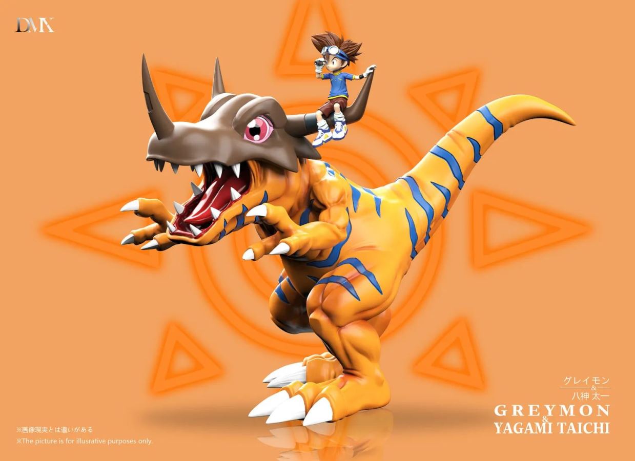 Greymon & Yagami Taichi - Digimon