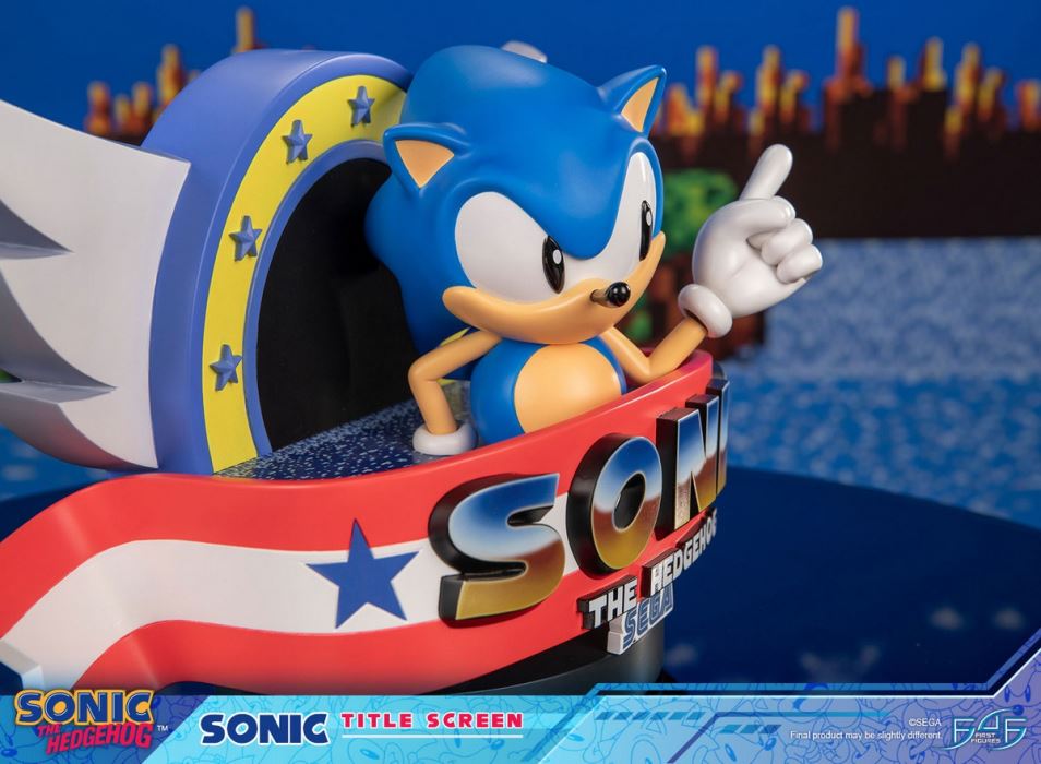 SONIC THE HEDGEHOG - SONIC TITLE SCREEN