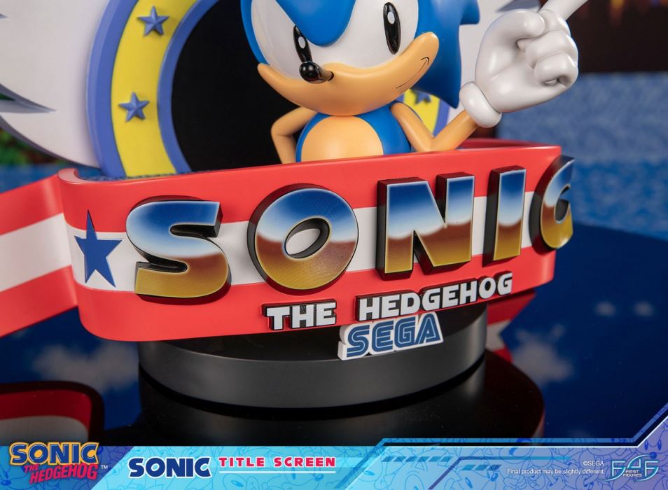 SONIC THE HEDGEHOG - SONIC TITLE SCREEN