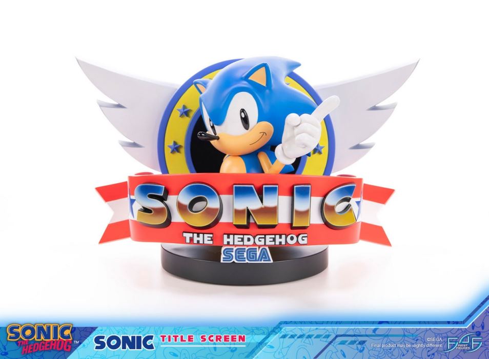 SONIC THE HEDGEHOG - SONIC TITLE SCREEN