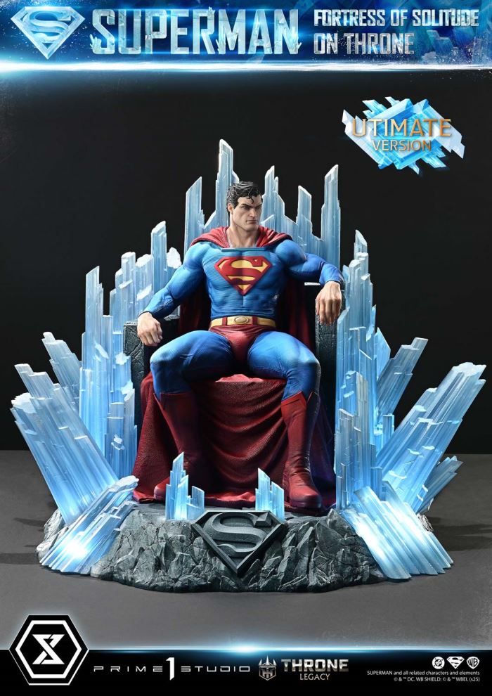 Superman Fortress of Solitude on Throne (Design by Gabriele Dell'Otto) Ultimate Version
