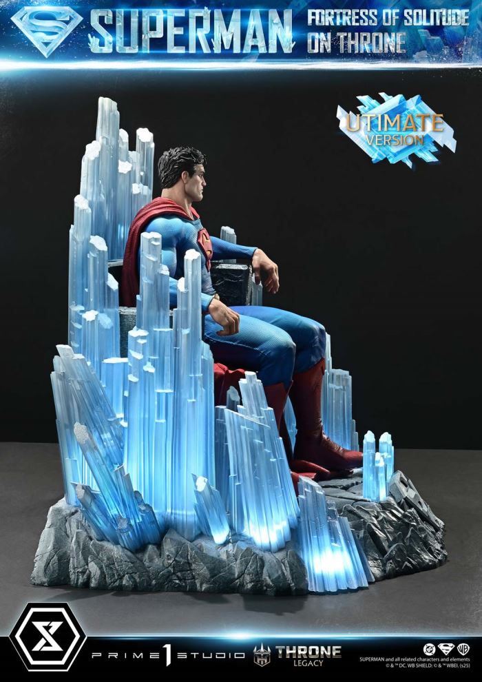 Superman Fortress of Solitude on Throne (Design by Gabriele Dell'Otto) Ultimate Version