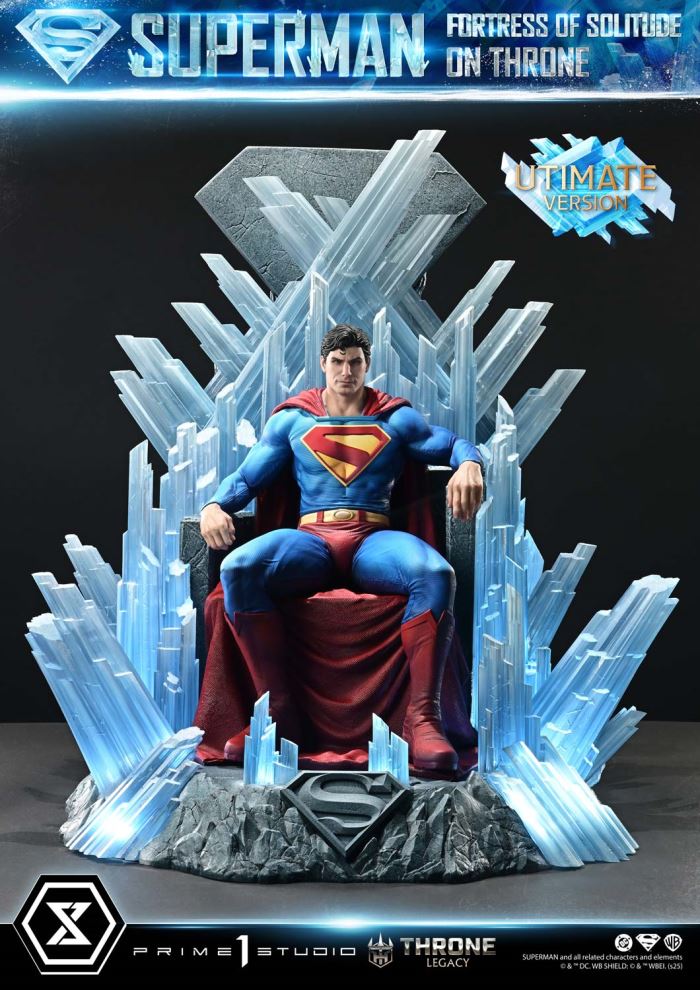 Superman Fortress of Solitude on Throne (Design by Gabriele Dell'Otto) Ultimate Version