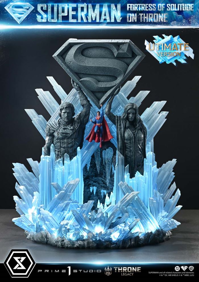 Superman Fortress of Solitude on Throne (Design by Gabriele Dell'Otto) Ultimate Version