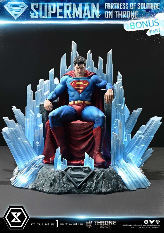 Superman Fortress of Solitude on Throne (Design by Gabriele Dell'Otto) Ultimate Version