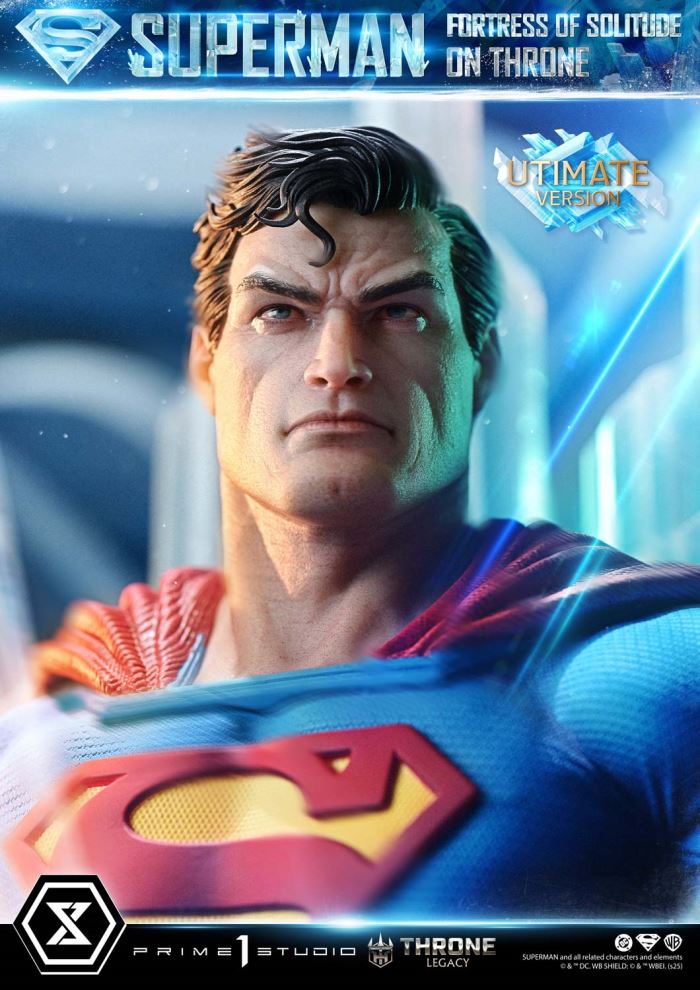 Superman Fortress of Solitude on Throne (Design by Gabriele Dell'Otto) Ultimate Version
