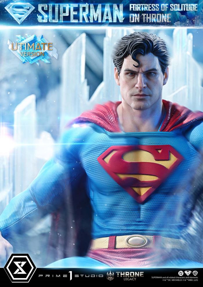 Superman Fortress of Solitude on Throne (Design by Gabriele Dell'Otto) Ultimate Version
