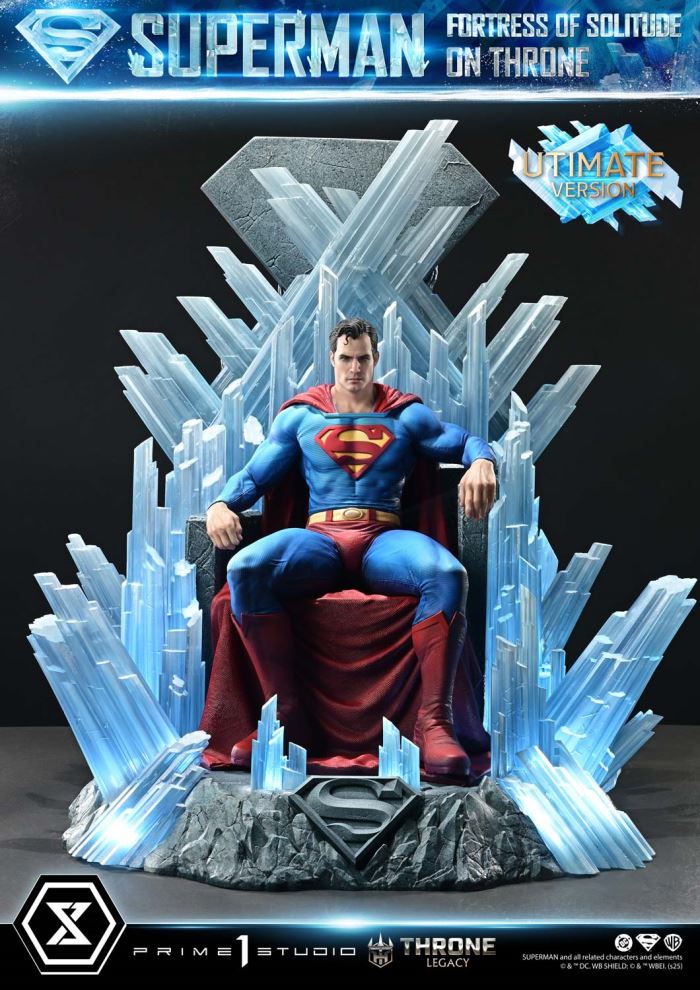 Superman Fortress of Solitude on Throne (Design by Gabriele Dell'Otto) Ultimate Version