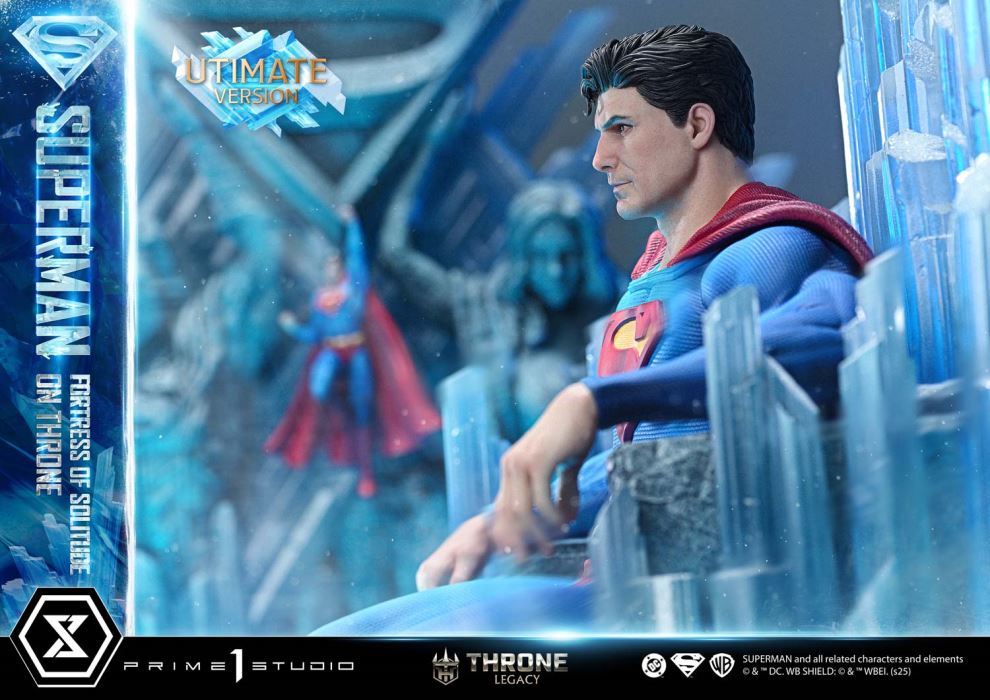 Superman Fortress of Solitude on Throne (Design by Gabriele Dell'Otto) Ultimate Version
