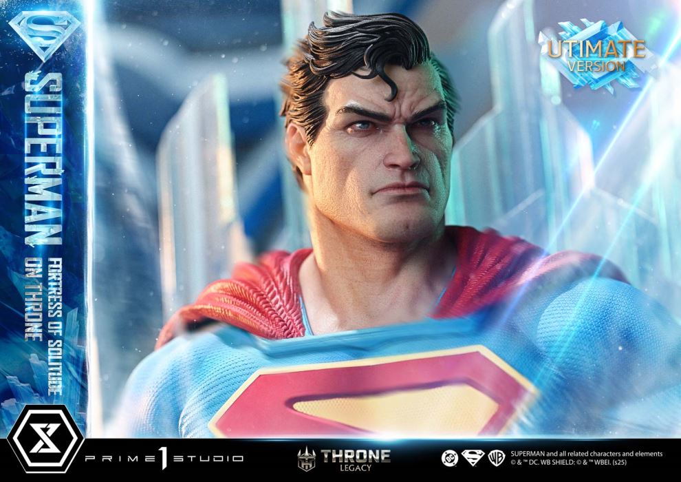 Superman Fortress of Solitude on Throne (Design by Gabriele Dell'Otto) Ultimate Version