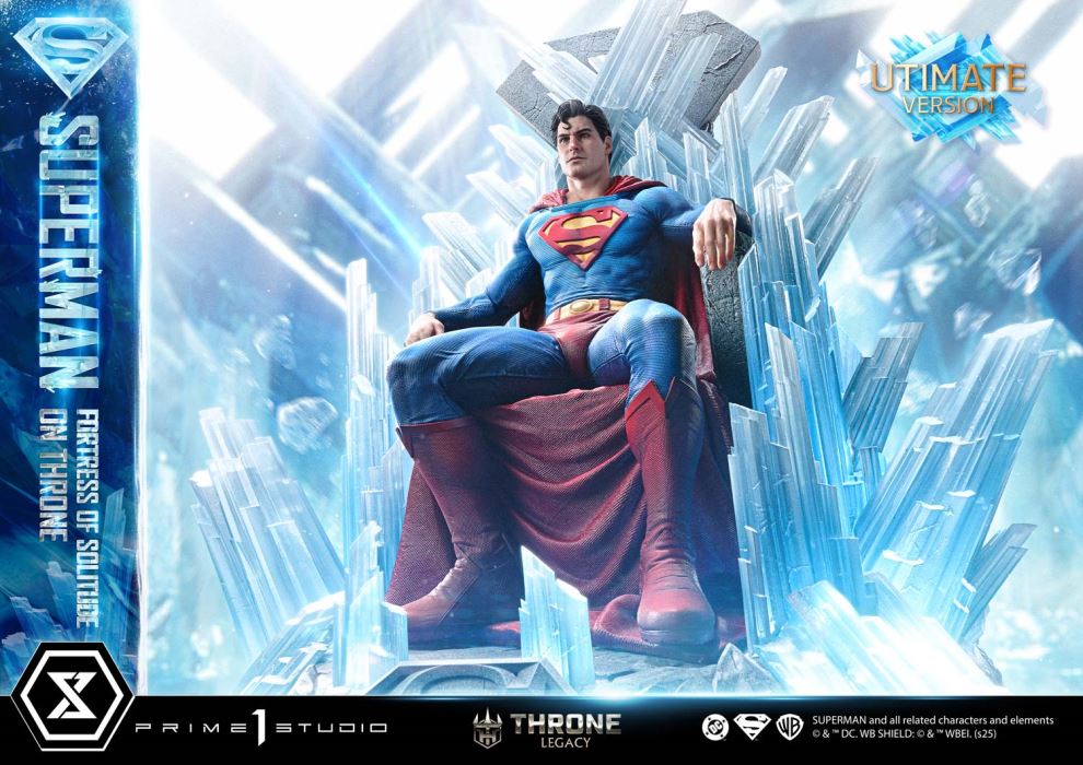Superman Fortress of Solitude on Throne (Design by Gabriele Dell'Otto) Ultimate Version