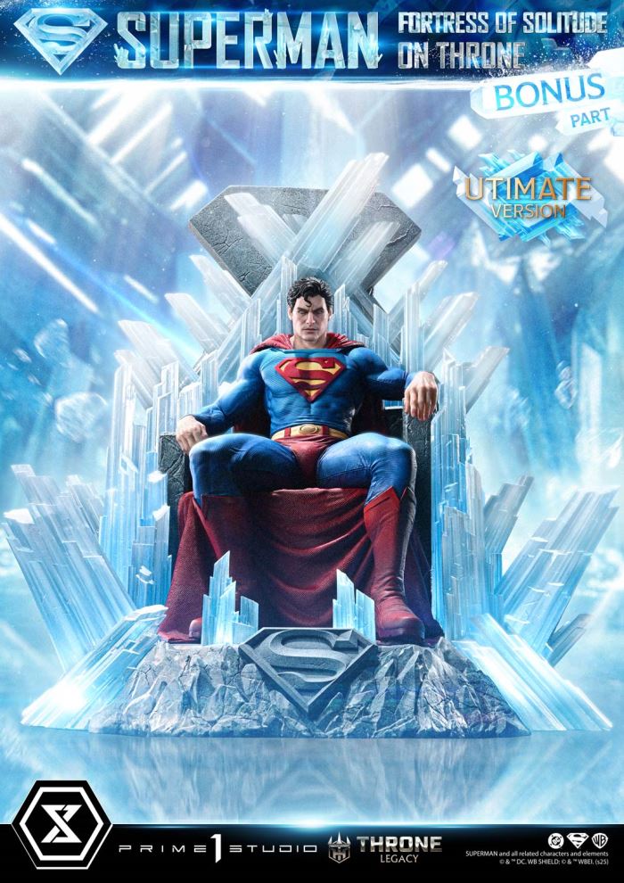 Superman Fortress of Solitude on Throne (Design by Gabriele Dell'Otto) Ultimate Version
