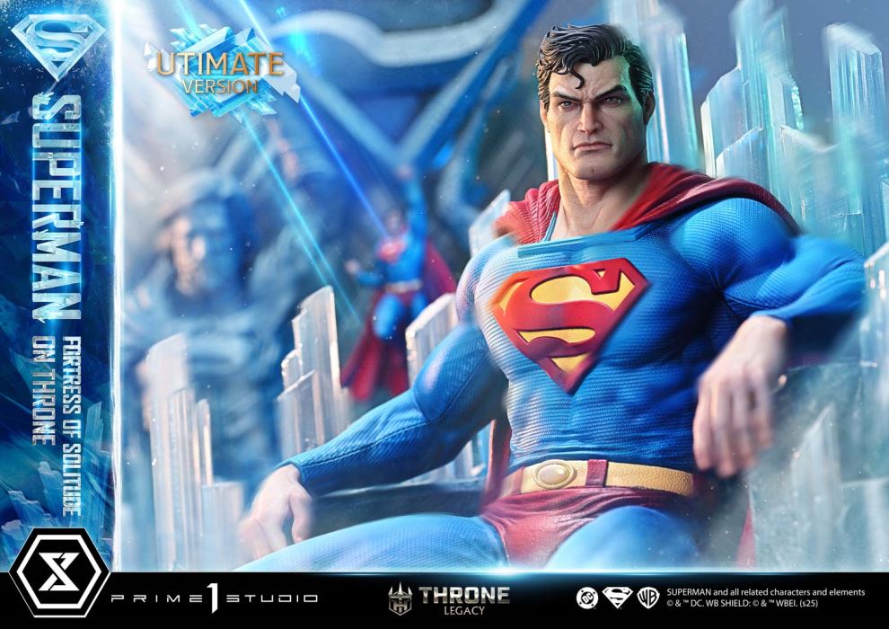 Superman Fortress of Solitude on Throne (Design by Gabriele Dell'Otto) Ultimate Version