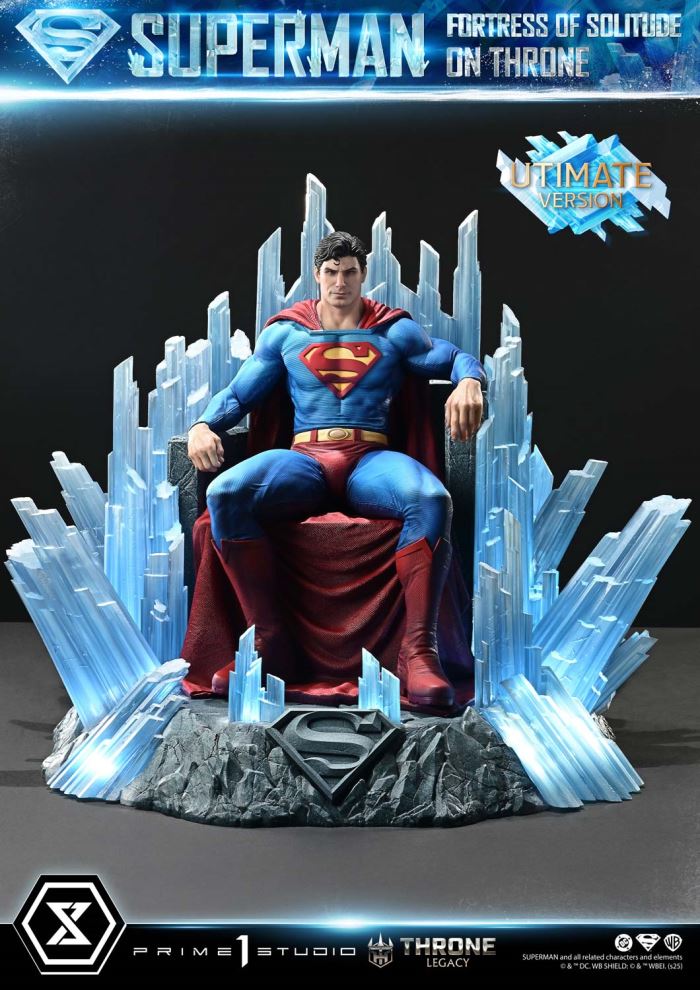 Superman Fortress of Solitude on Throne (Design by Gabriele Dell'Otto) Ultimate Version