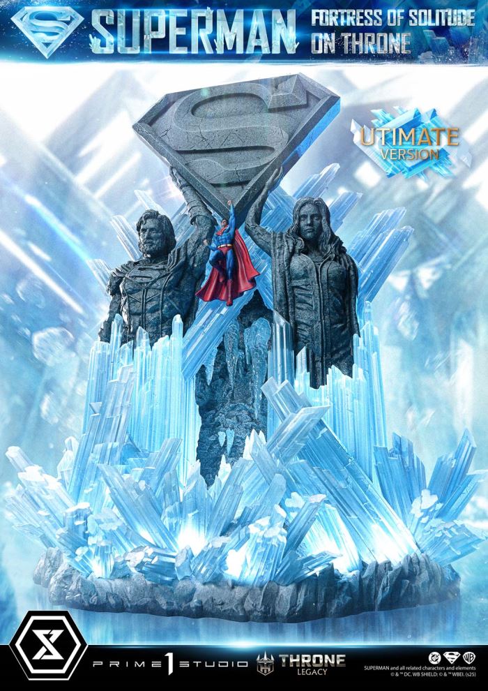 Superman Fortress of Solitude on Throne (Design by Gabriele Dell'Otto) Ultimate Version