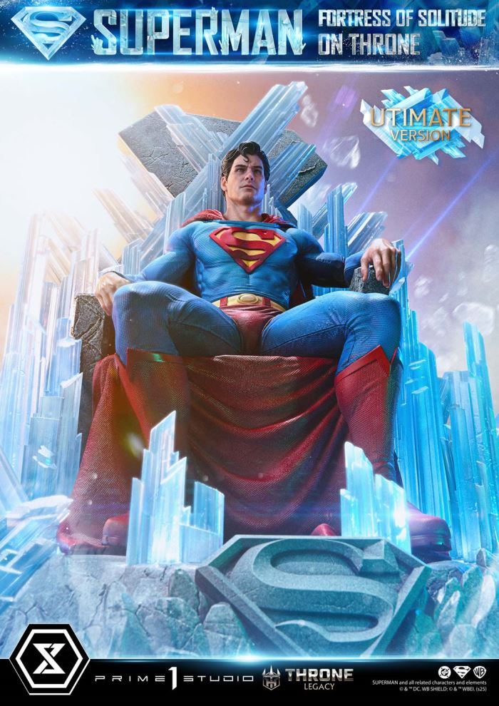 Superman Fortress of Solitude on Throne (Design by Gabriele Dell'Otto) Ultimate Version