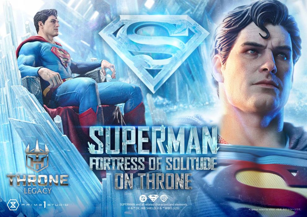 Superman Fortress of Solitude on Throne (Design by Gabriele Dell'Otto) Ultimate Version