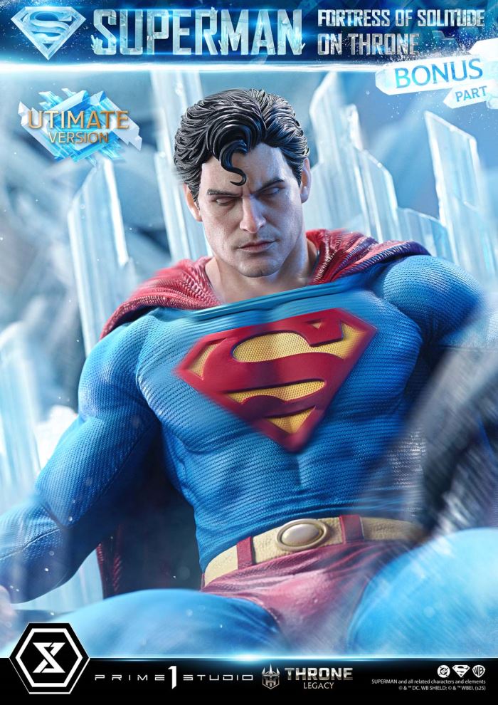 Superman Fortress of Solitude on Throne (Design by Gabriele Dell'Otto) Ultimate Version