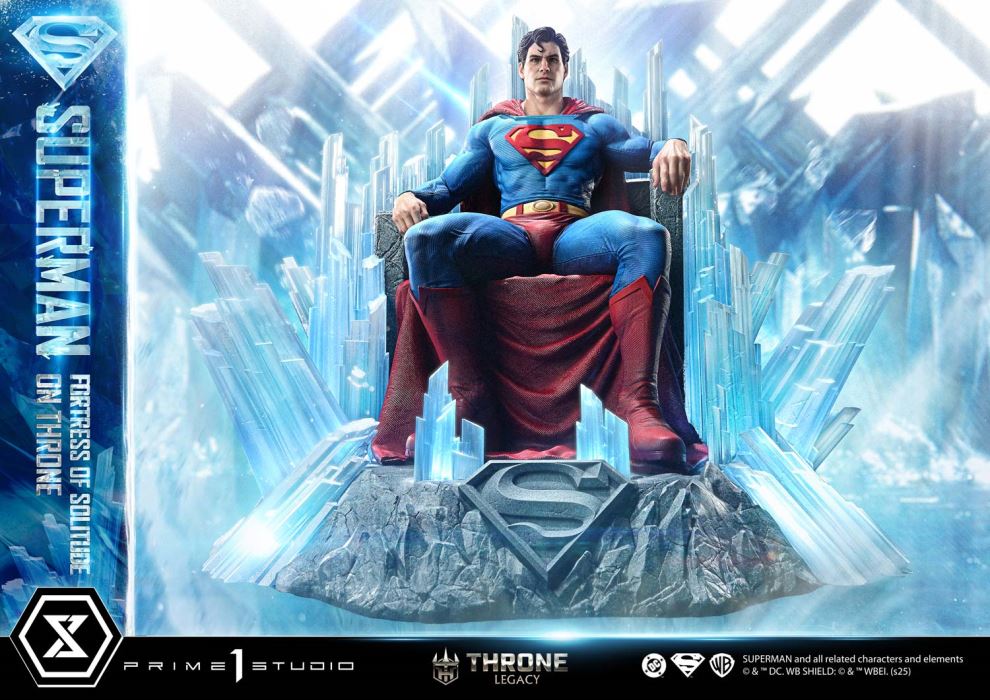 Superman Fortress of Solitude on Throne (Design by Gabriele Dell'Otto) Ultimate Version