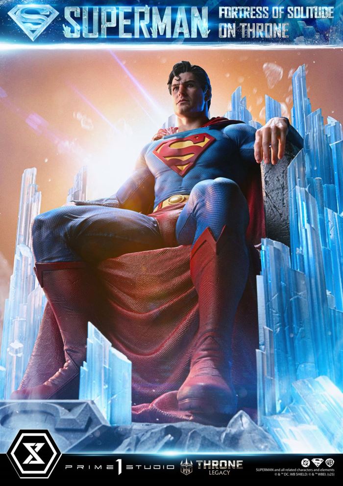 Superman Fortress of Solitude on Throne (Design by Gabriele Dell'Otto) Ultimate Version