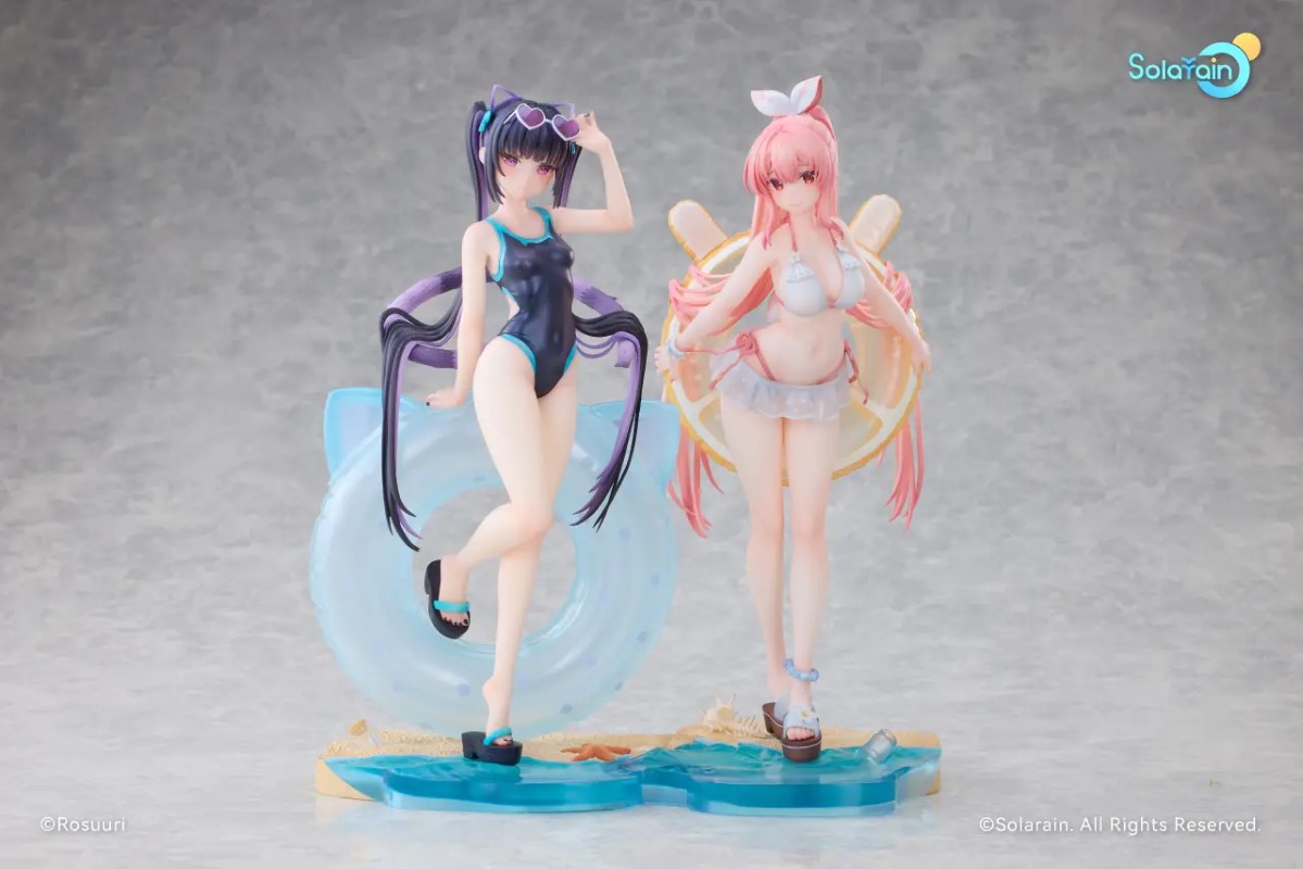 Original Cheshire Cat Mika & White Rabbit Rosu 1/7 Swimsuit ver
