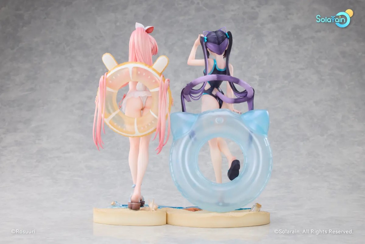 Original Cheshire Cat Mika & White Rabbit Rosu 1/7 Swimsuit ver