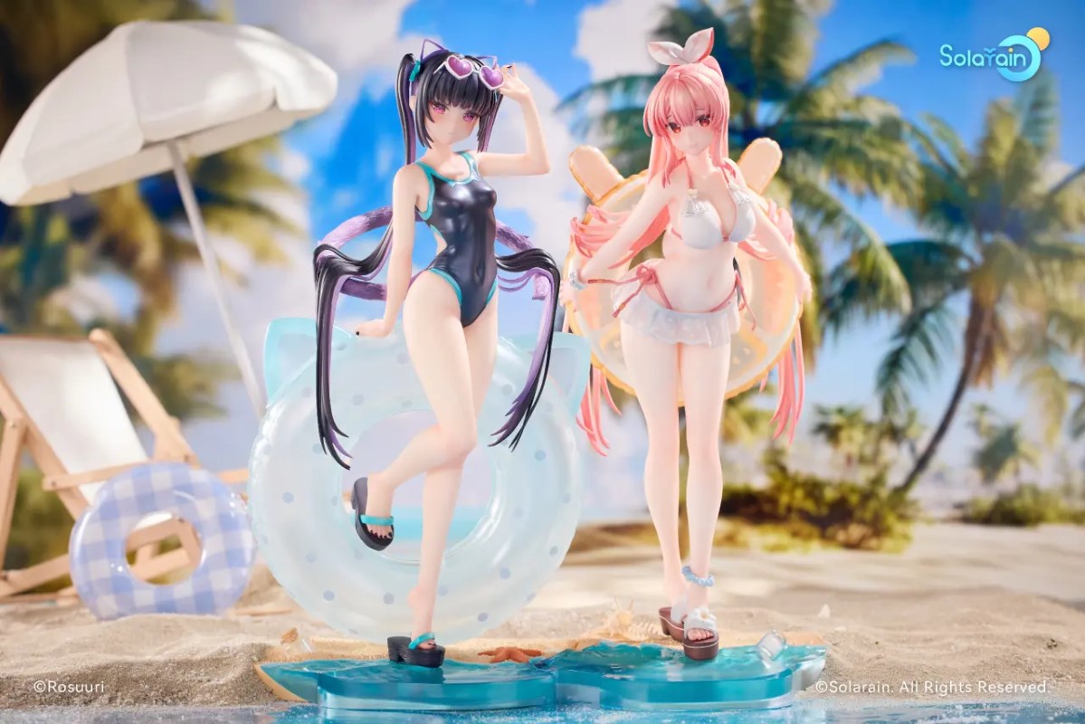 Original Cheshire Cat Mika & White Rabbit Rosu 1/7 Swimsuit ver