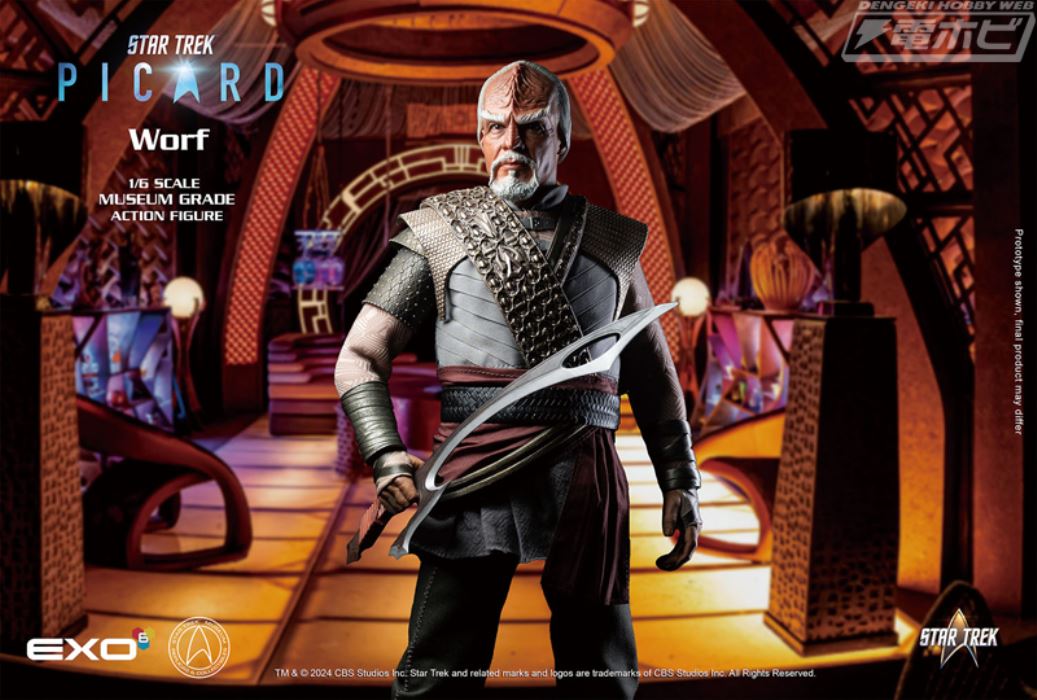 Hyper-Realistic Action Figure Star Trek: Picard Colonel Worf 1/6
