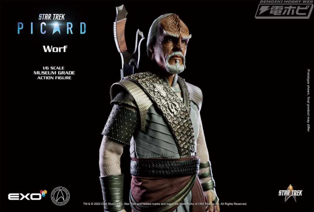 Hyper-Realistic Action Figure Star Trek: Picard Colonel Worf 1/6