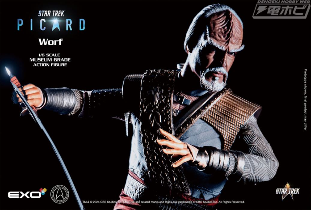 Hyper-Realistic Action Figure Star Trek: Picard Colonel Worf 1/6