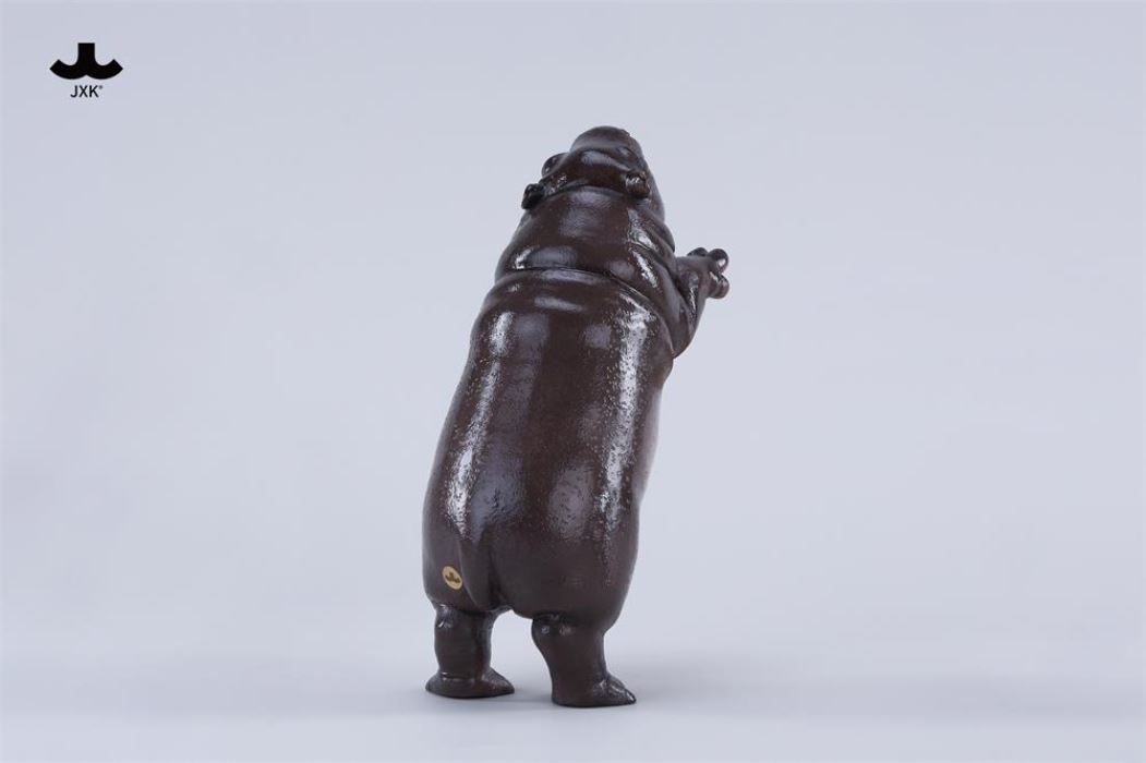 Baby Hippo by the Wall: MooDeng