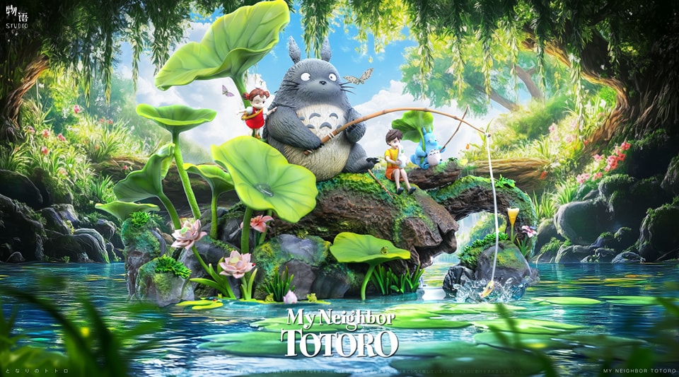 Lotus Pond Totoro - My Neighbor Totoro